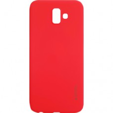 Capa para Samsung Galaxy J6 Plus - Emborrachada Movil Vermelha